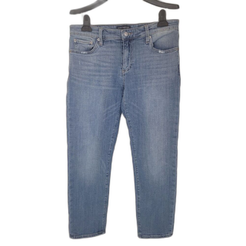 Lucky Brand Mid Rise Boyfriend Sienna Cropped Jeans